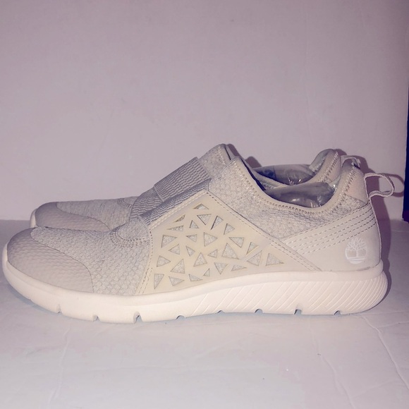 New Timberland Women's Boltero Slip on Trainers Oatmeal TBOA1ID2) Size US 8.5 - Picture 4 of 12